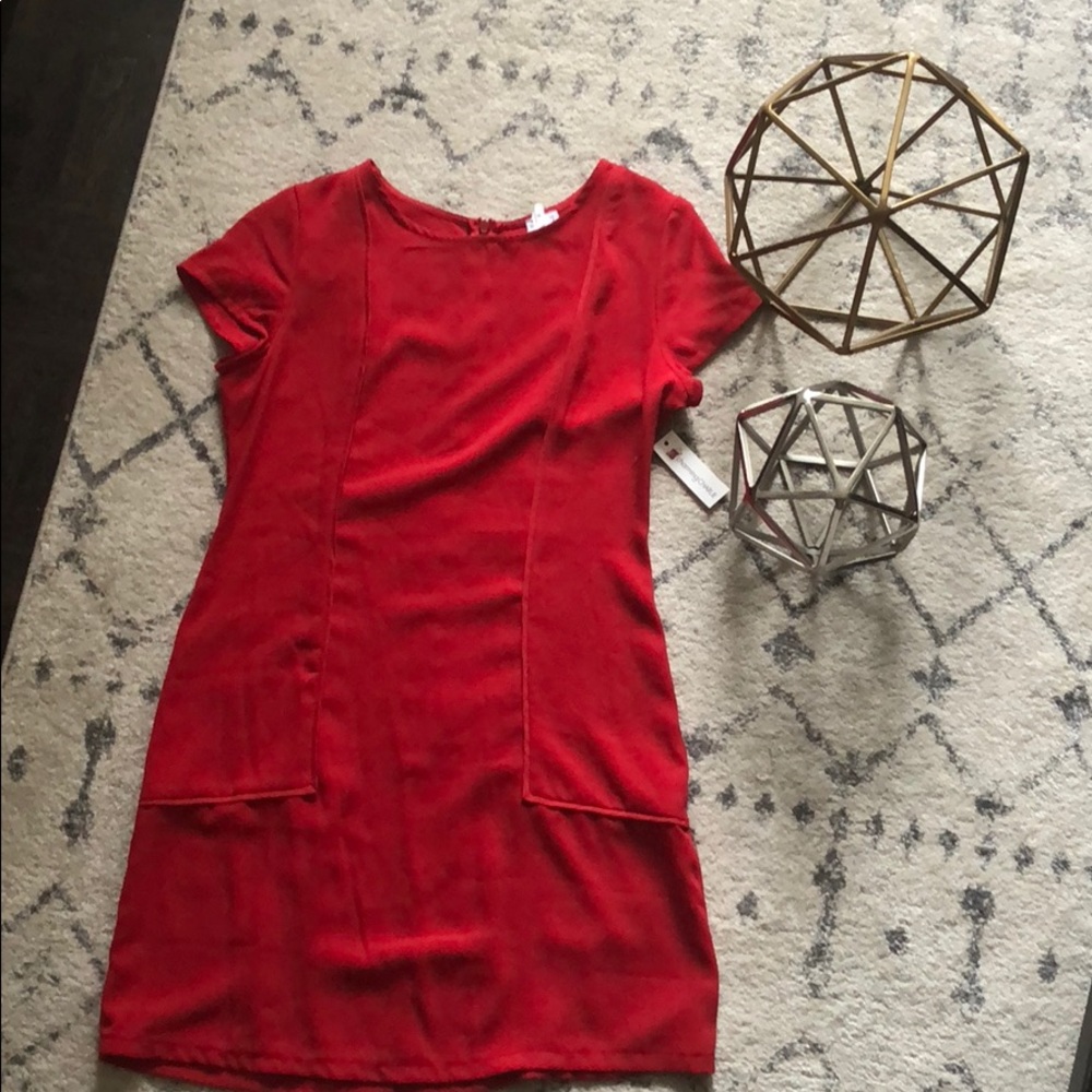 NWT red mini dress
